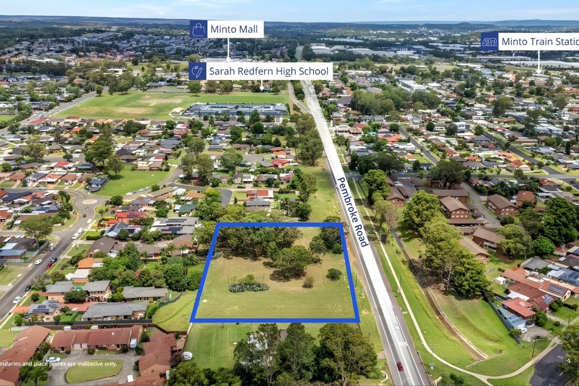 Minto land subdivision project, South Western Sydney — Blackark